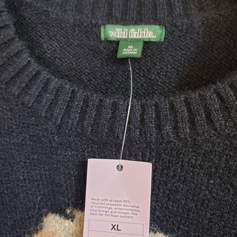 ●CHOOSE XS - XL● NWT Women's Wild Fable Crewneck Heritage Dog Novelty Sweater - Picture 13 of 14